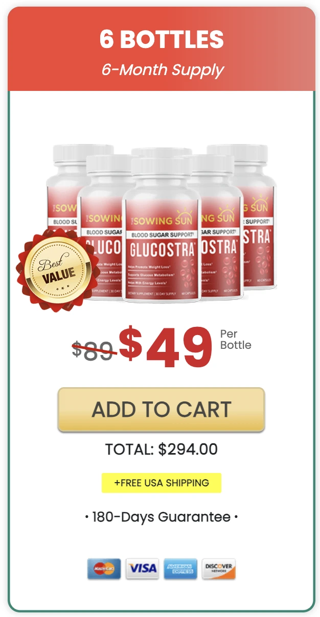 Glucostra order six bottles
